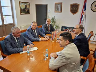 Dodik i Macut u Višegradu Dodik i Macut u Višegradu