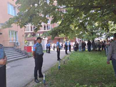 Protest u Banjaluci zbog hapšenja Milana Miličevića Protest u Banjaluci zbog hapšenja Milana Miličevića