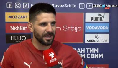 Aleksandar Mitrović o utakmici Srbija Andora Aleksandar Mitrović o utakmici Srbija Andora