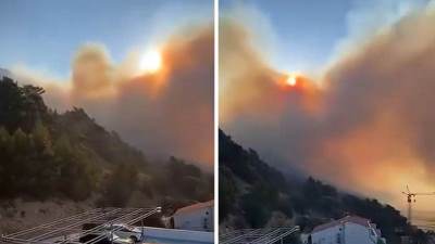 Požar i u Splitu, stanovnike evakuišu Požar i u Splitu, stanovnike evakuišu