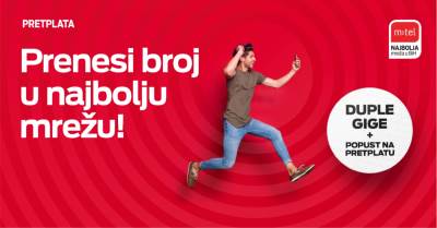  Prenesi broj i uživaj - čekaju te duple gige i popust na pretplatu! 