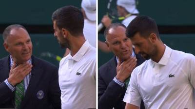  Vimbldon Đoković se raspravljao sa sudijom 
