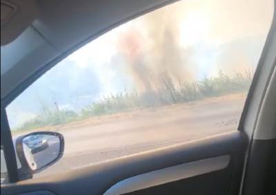  Ugašen požar uz Zapadni tranzit u Banjaluci 