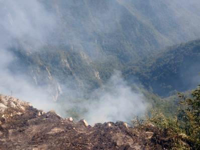  požar kod srebrenice u mjestu luka 