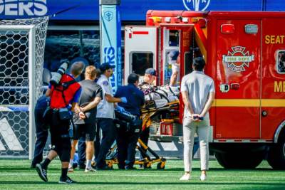  Teška povreda Stefana Freja na utakmici Sijetla i Kolumbusa 