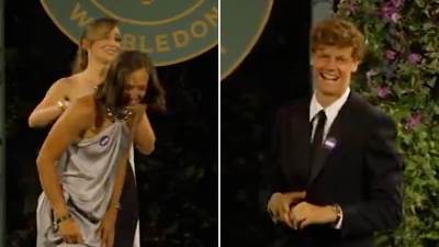  Janik Siner pijan na proslavi titule na VImbldonu 