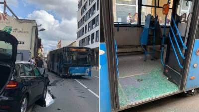  Devet povrijeđenih u sudaru autobusa i automobila u Novom Sadu 