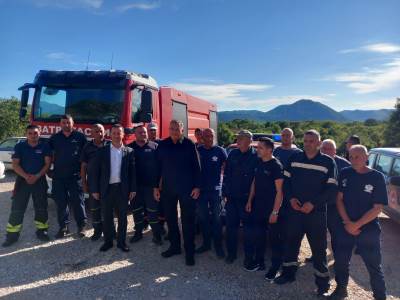  Dodik: Odlučujuća akcija gašenja požara u Trebinju uspješna, grad ostaje stabilan 
