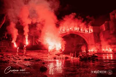 FK Velež održana Crvena noć u Mostaru 