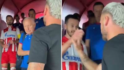  Doček Marka Arnautovića na Marakani 