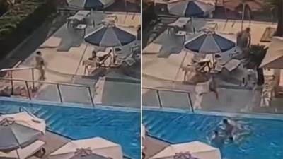 Trenutak kada je upucan Marko Ljubiša Kan u Budvi Trenutak kada je upucan Marko Ljubiša Kan u Budvi
