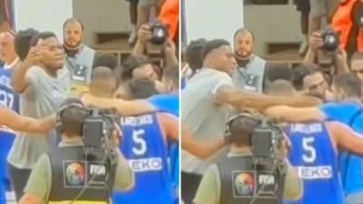  Janis Adetokunbo tuče saigrače  