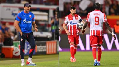  Crvena zvezda Pafos Vladan Milojević napravip izmjenu u prvom poluvremenu 