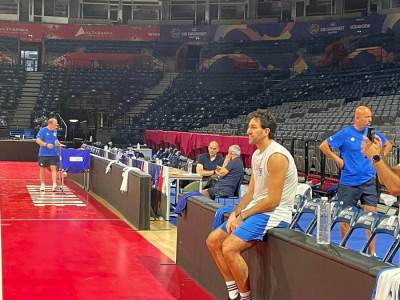  Vasilije Micić odradio trening sa reprezentacijom Srbije 