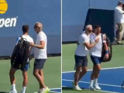  Novak Đoković snimljen sa Markom Panikijem 