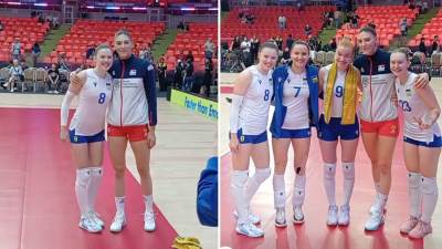  Odbojkašice Ukrajine željele da se fotografišu sa Tijanom Bošković 