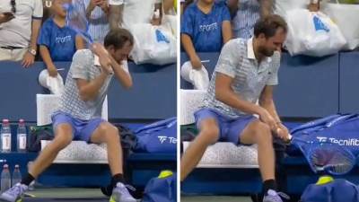  Danil Medvedev divljao poslije poraza na US openu 