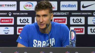  Bogdan Bogdanović pred početak Eurobasketa i utakmicu Srbija Estonija  