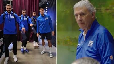  Košarkaši Srbije čestitali rođendan Svetislavu Pešiću 