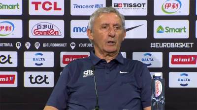  Svetislav Pešić poslije utakmice Srbija Letonija 