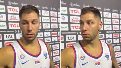  Stefan Jović poslije meča Srbija Češka 