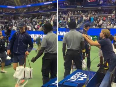  Navijač htio da pokrade Janika Sinera na US openu 