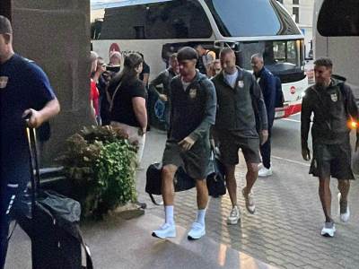  Fudbaleri Srbije stigli u Rigu 