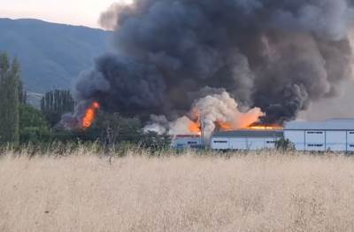  Požar u fabrici Makprogres u Sjevernoj Makedoniji 