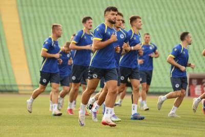  Fudbaleri BIH trenirali na Koševu pred utakmicu sa Austrijom  