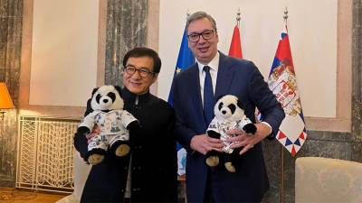  Vučić ugostio Džekija Čena u Beogradu 