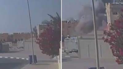  Snimak napada Izraela na Katar 