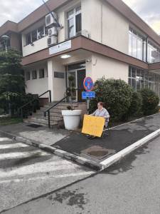  Protest u Brčkom protiv nacrta zakona o zapošljavanju osoba s invaliditetom 