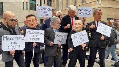  Protest protiv Donalda Trampa u Londonu 