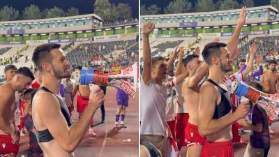  mirko ivanic vodio navijanje poslije partizan zvezda 