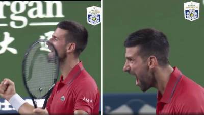  Novak Đoković urlik Idemo nakon pobjede u Šangaju 