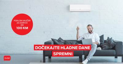  Dočekajte hladne dane spremni uz inverter klime iz m:tel ponude 