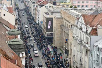  Ispraćaj Halida Bešlića u Sarajevu 