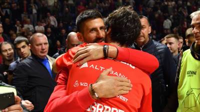  Novak Đoković na utakmici Crvena zvezda Žalgiris  