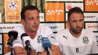  Mirza Varešanović i Veldin Muharemović istakli da su šanse za pobjedu u duelu sa Spartakom podjednak 