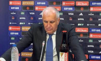  Željko Obradović poslije pobjede Partizana nad Baskonijom 