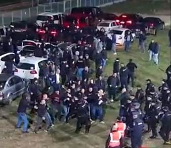  Navijači FK Sarajevo se potukli s policijom u Bijeljini VIDEO 