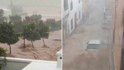  Oluja Alis pustoši Španiju: Gradovi pod vodom, vozila zarobljena (Video) 