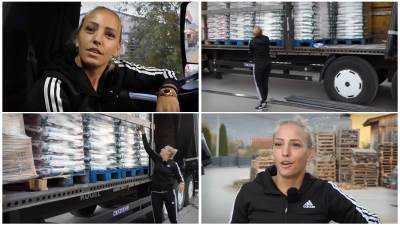  Melisa iz Živinica vozi šleper po evropi 