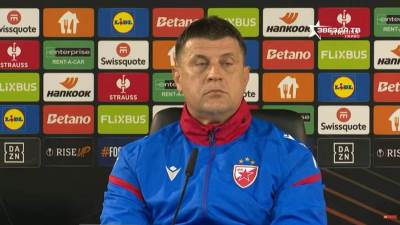  Vladan Milojević najavio gostovanje Crvene zvezde Bragi 