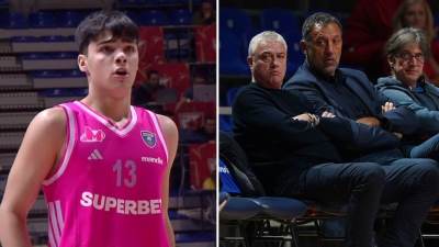  Vuk Danilović dao koš na utakmici Crvena zvzeda Mega  