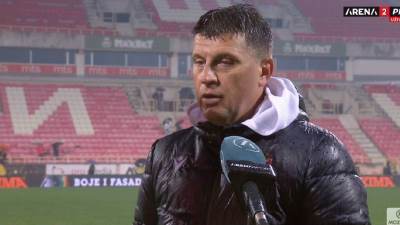  Vladan Milojević poslije utakmice u Nišu 