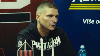  Srđan Blagojević poslije ispadanja Partizana iz Kupa  