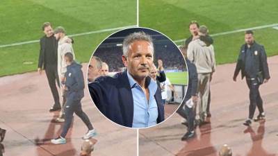  Marko Arnautović zagrlio Miroslava Tanjgu kuma Siniše Mihajlovića 