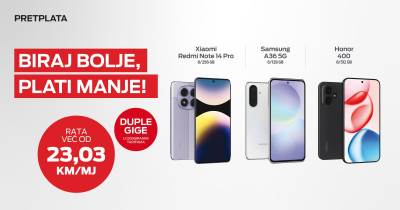  Novi telefoni čekaju vas u posebnoj m:tel ponudi! 