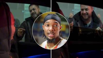  Devonte Grejem sa trubačima pred Arenom 